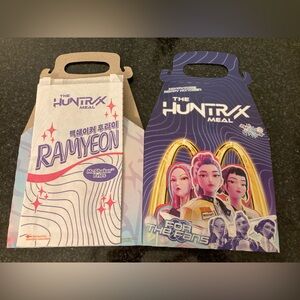 McDonald’s Adult Happy Meal K-Pop Demon Hunters Box & Ramyeon Shaker Fry Bag